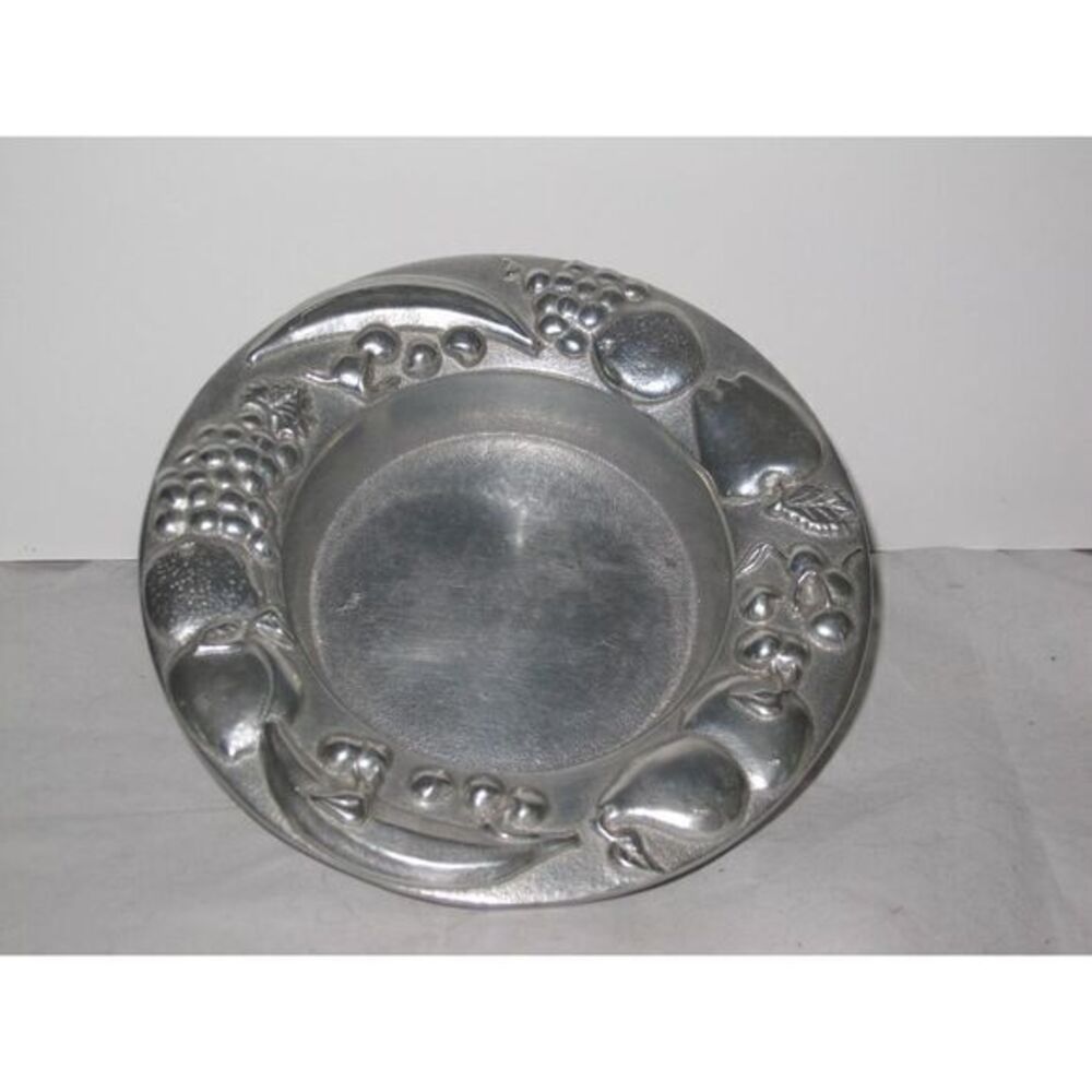 Wilton Armetale Fruit Garden Wine Bottle Coaster‎ USA